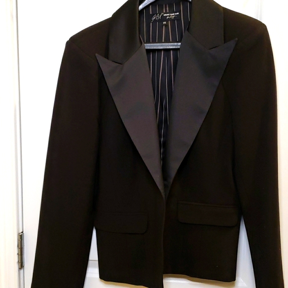 ABS by Allen Schwartz Women's Tuxedo Blazer - Picture 1 of 8